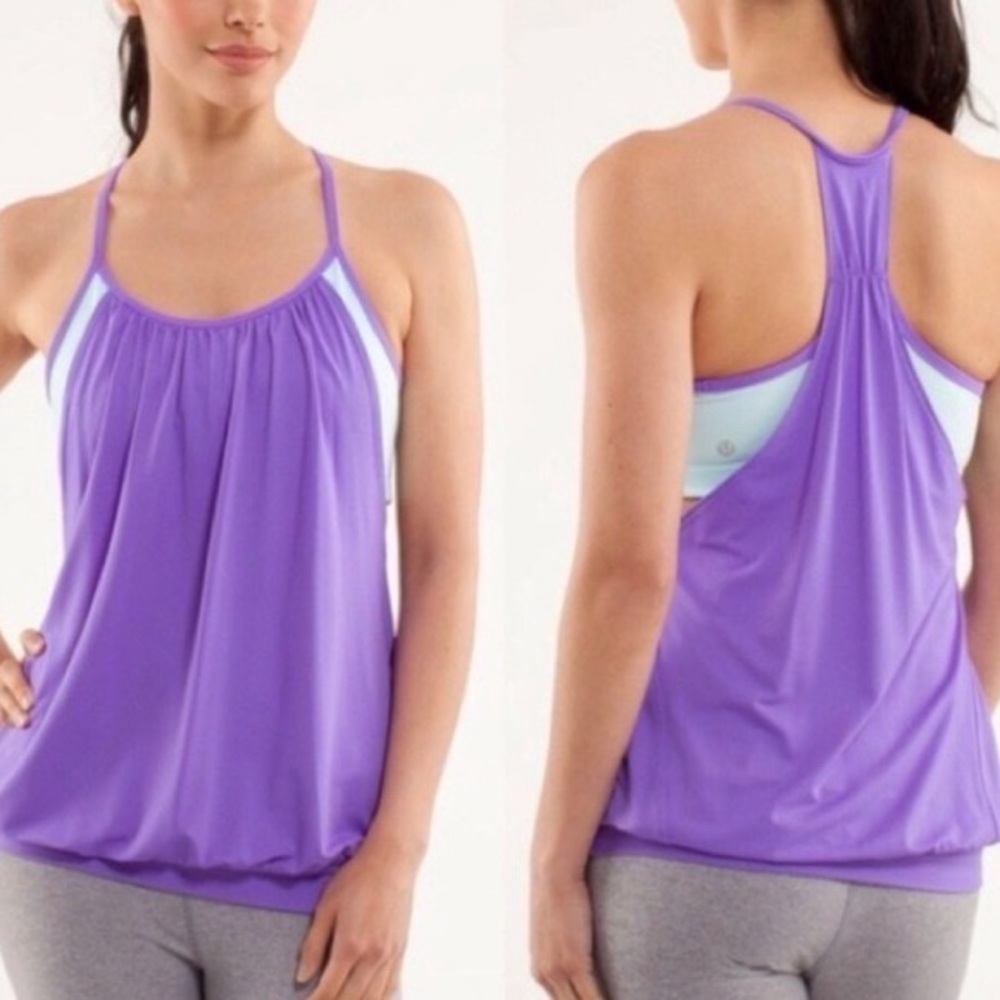 Lululemon No Limits Purple Racerback Tank Top 8